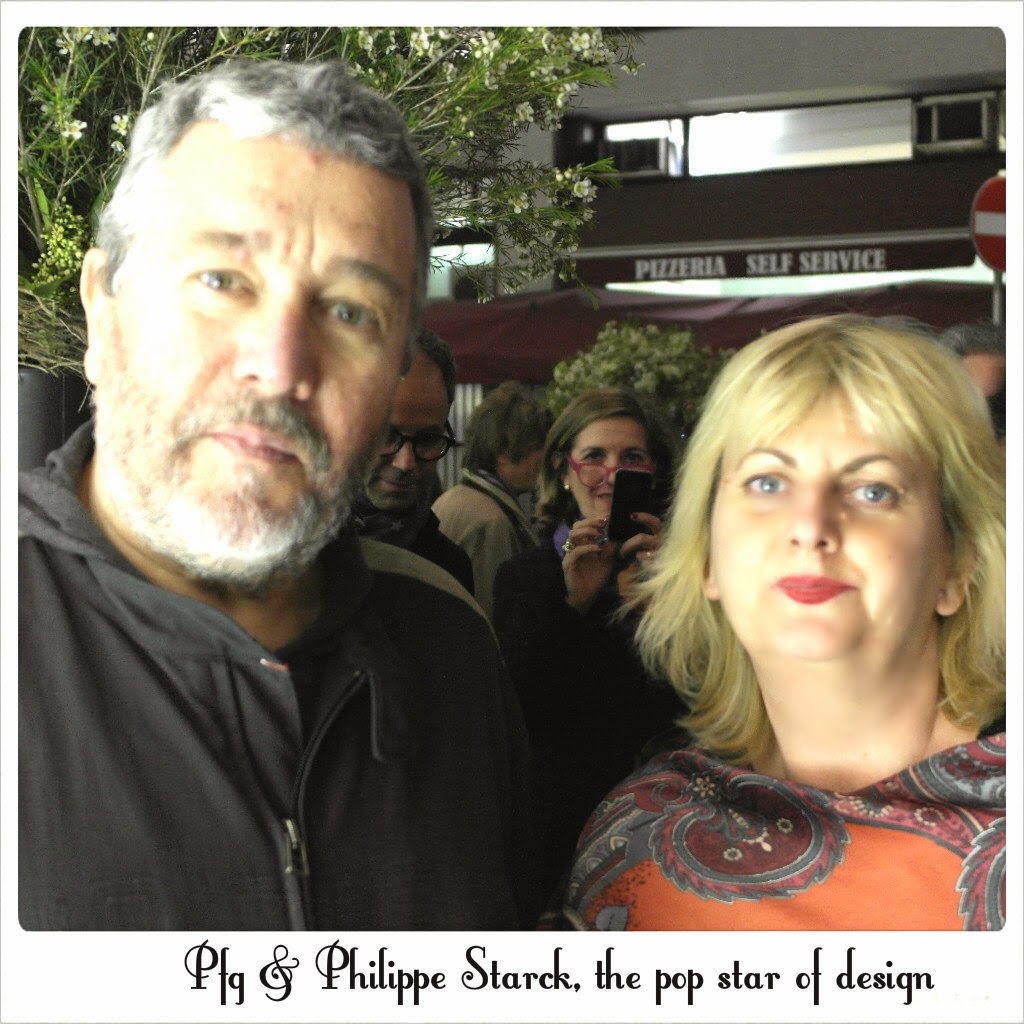 Philippe Starck e Patrizia Finucci Gallo