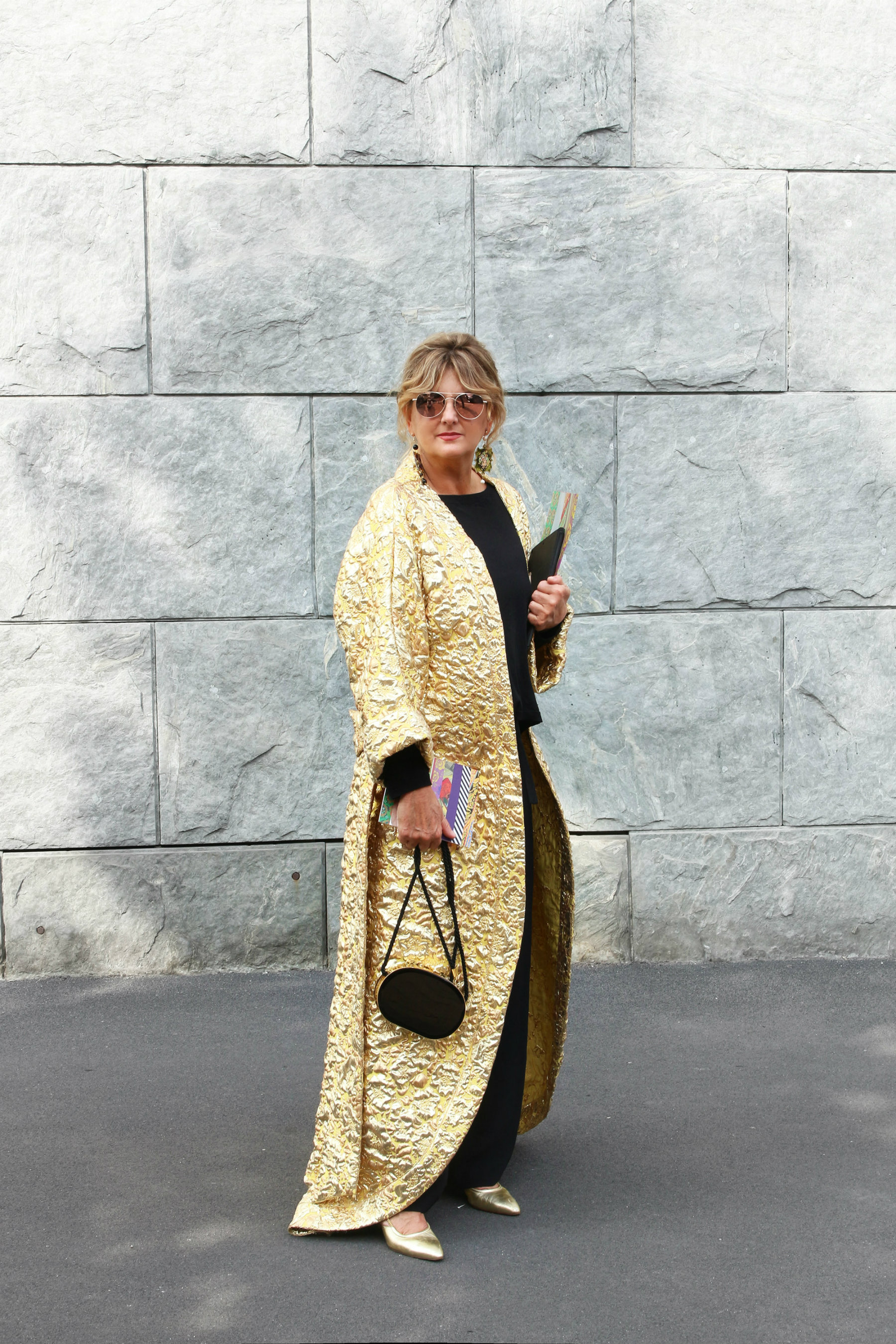 oro e kimono bkib alla sfilata di etro