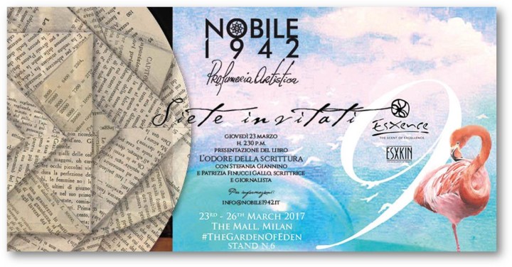 AD ESXENCE SI TROVA IL PROFUMO DELLA SCRITTURA PFGSTYLE E NOBILE 1942 VI ASPETTANO IL 23 MARZO
