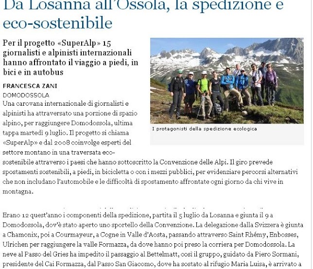 La mia impresa con SuperAlp 15