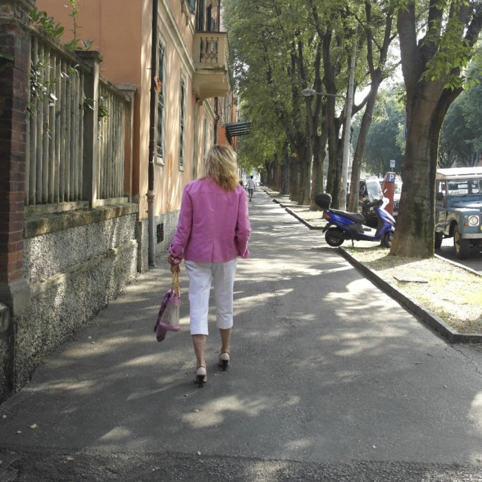 Giacca rosa donna