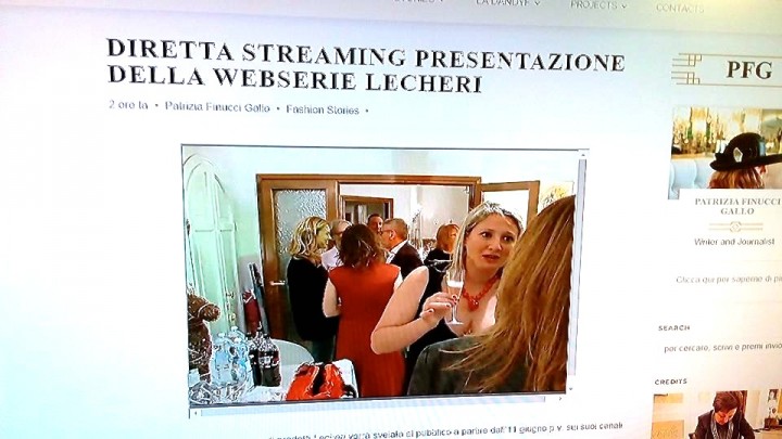 DIRETTA STREAMING PRESENTAZIONE DELLA WEBSERIE LECHERI